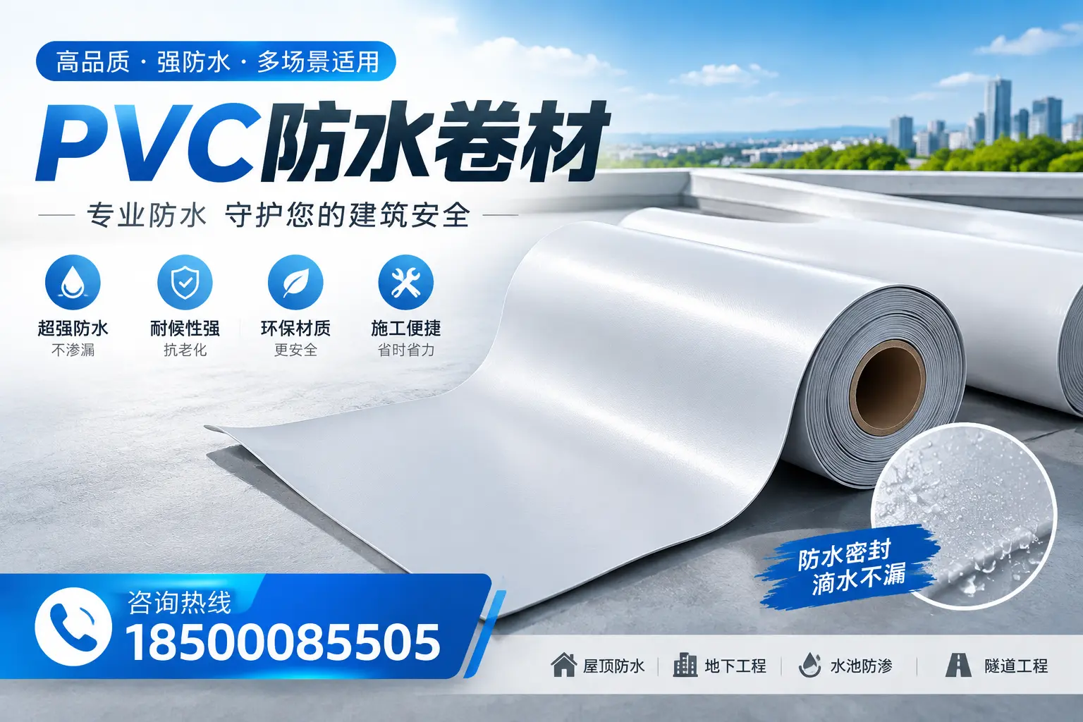 PVC防水卷材的市场竞争分析，海南品牌选择参考